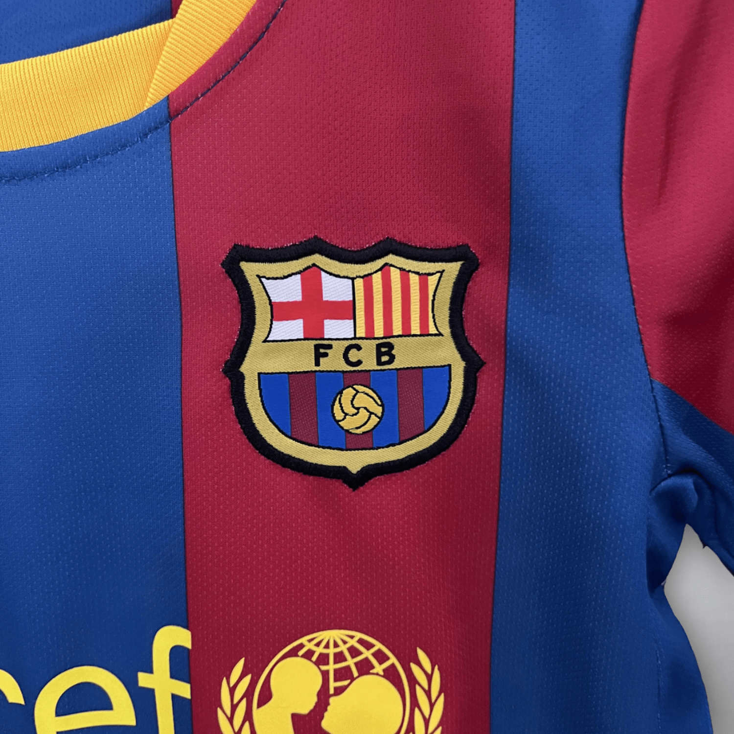 10/11 FC Barcelona Home Kids Size Kit from FootballPrestige.shop - Premium Concept kits