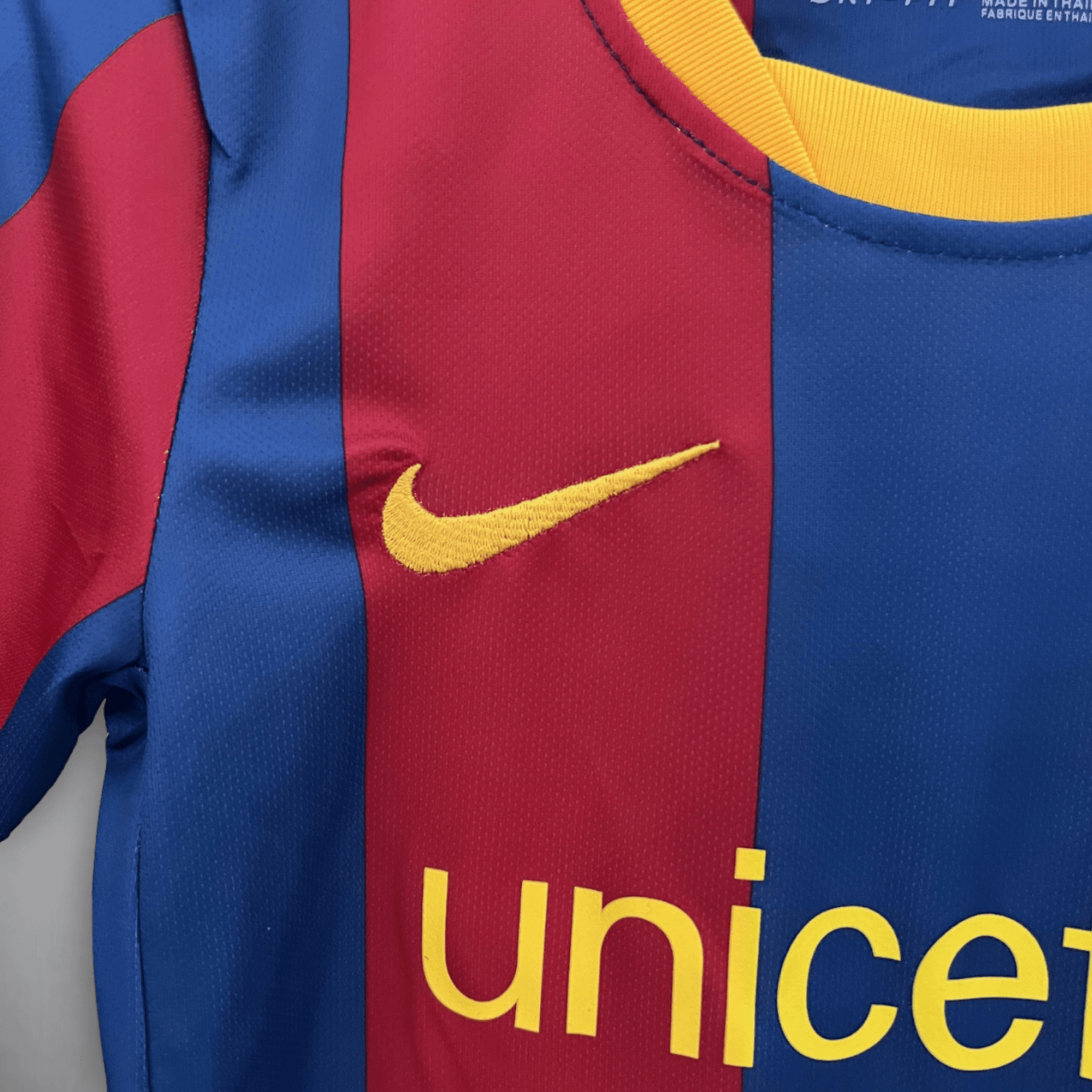 10/11 FC Barcelona Home Kids Size Kit from FootballPrestige.shop - Premium Concept kits