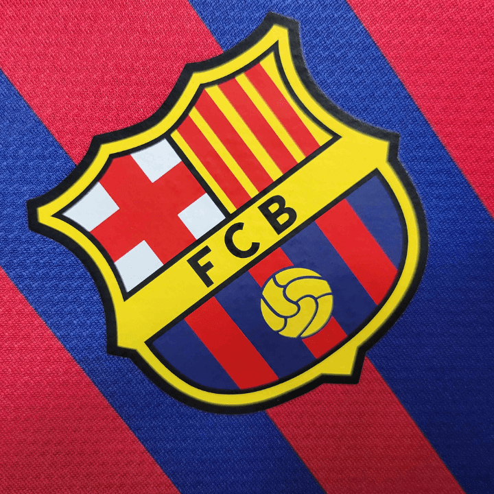 11/12 FC Barcelona Long Sleeve Home Kit from FootballPrestige.shop - Premium Concept kits