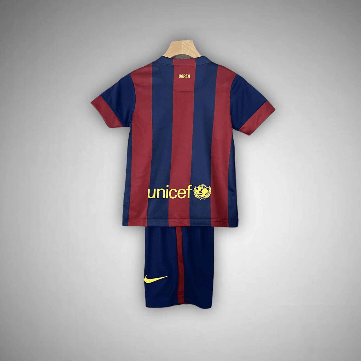 14/15 FC Barcelona Home Kids Size Kit from FootballPrestige.shop - Premium Concept kits