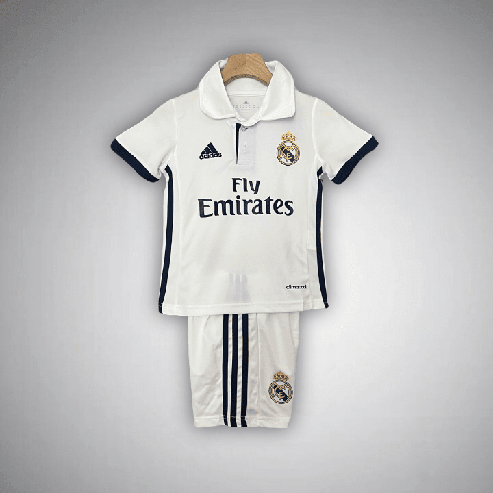 16/17 Real Madrid Home Kids Size Kit from FootballPrestige.shop - Premium Concept kits
