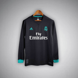 17/18 Real Madrid Long Sleeve Away Kit from FootballPrestige.shop - Premium Concept kits