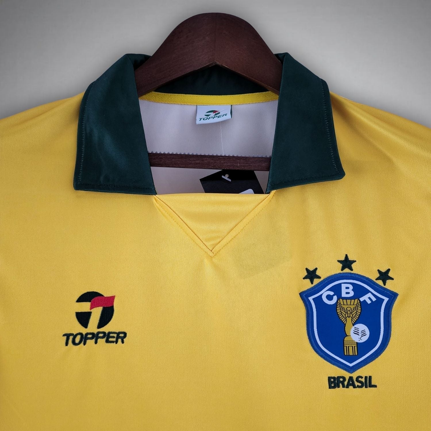 1986 Brazil Home Kit from FootballPrestige.shop - Premium Concept kits