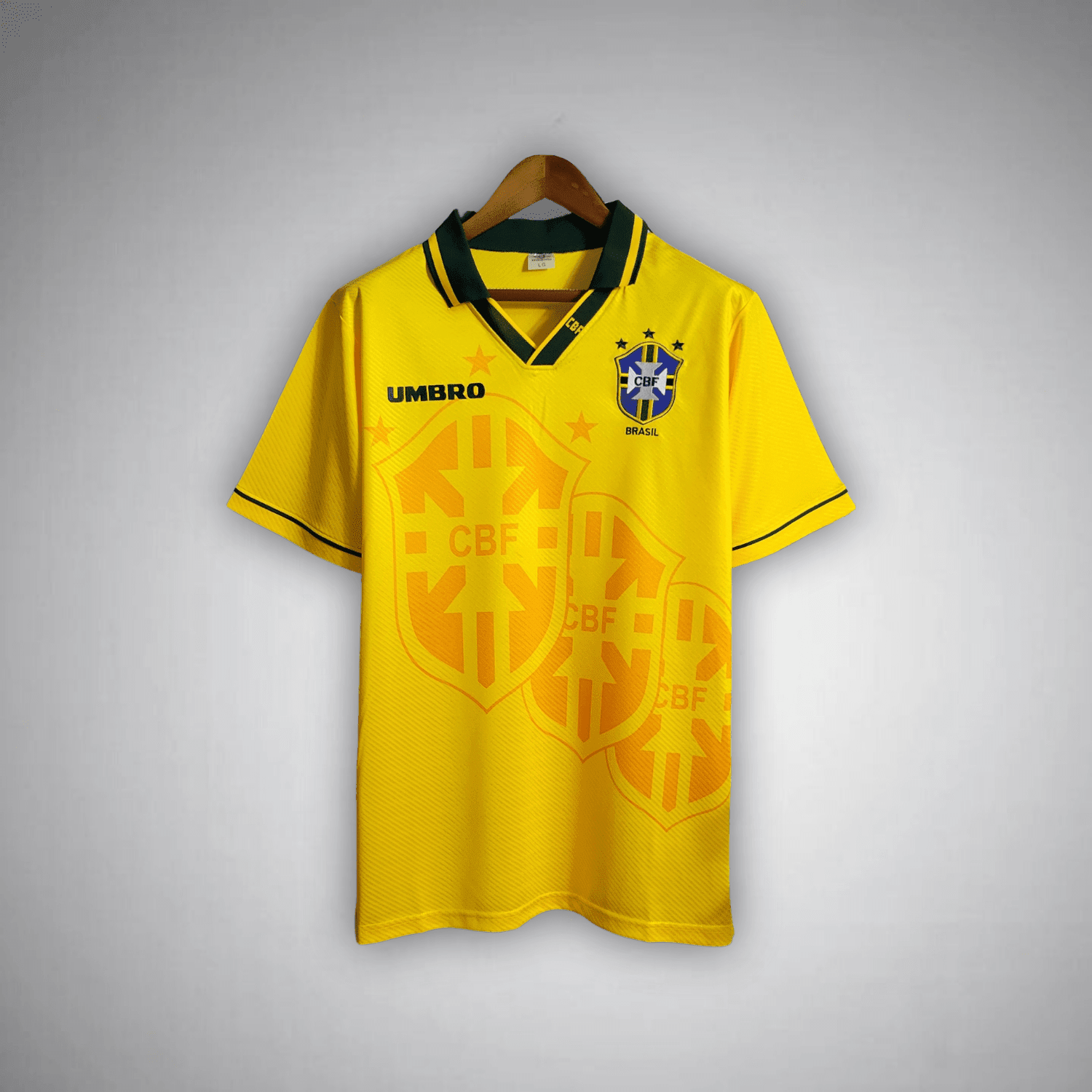 1994 Brazil Home Kit from FootballPrestige.shop - Premium Concept kits