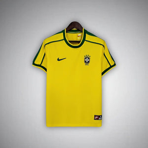 1998 Brazil Home Kit from FootballPrestige.shop - Premium Concept kits