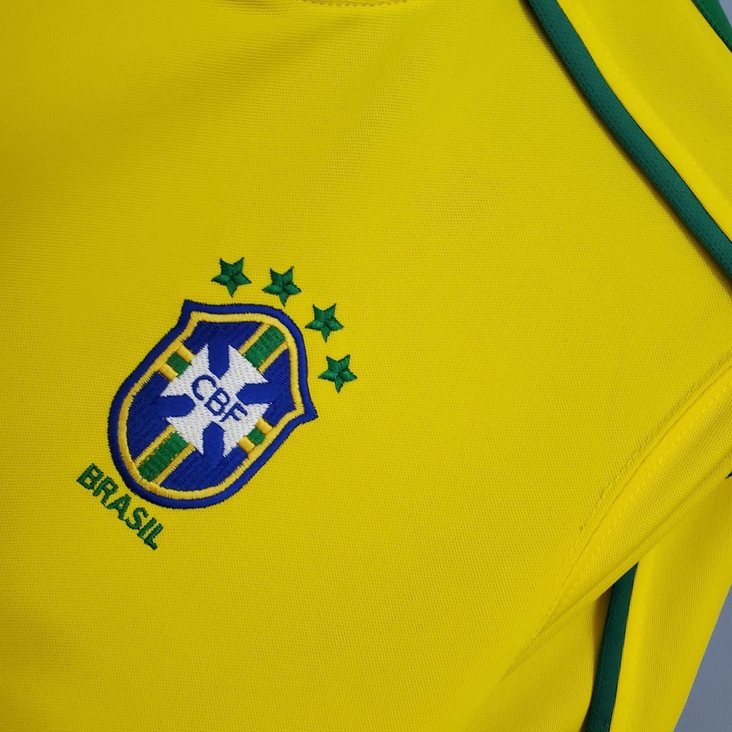 1998 Brazil Home Kit from FootballPrestige.shop - Premium Concept kits