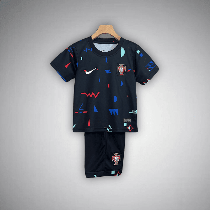 2024 Portugal Pre - Match Kids Size Kit from FootballPrestige.shop - Premium Concept kits