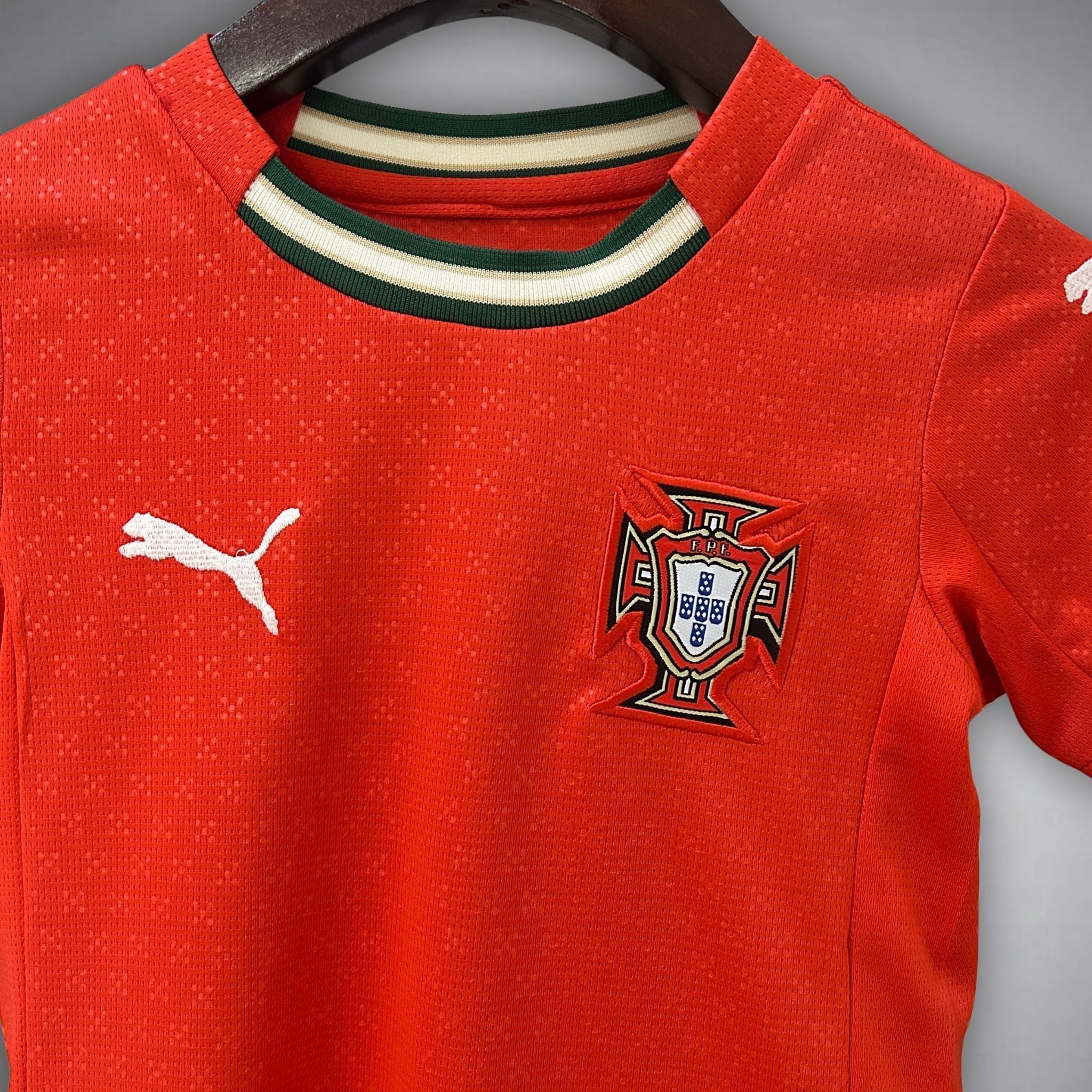 2025 Portugal Home Kids Size Kit from FootballPrestige.shop - Premium Concept kits