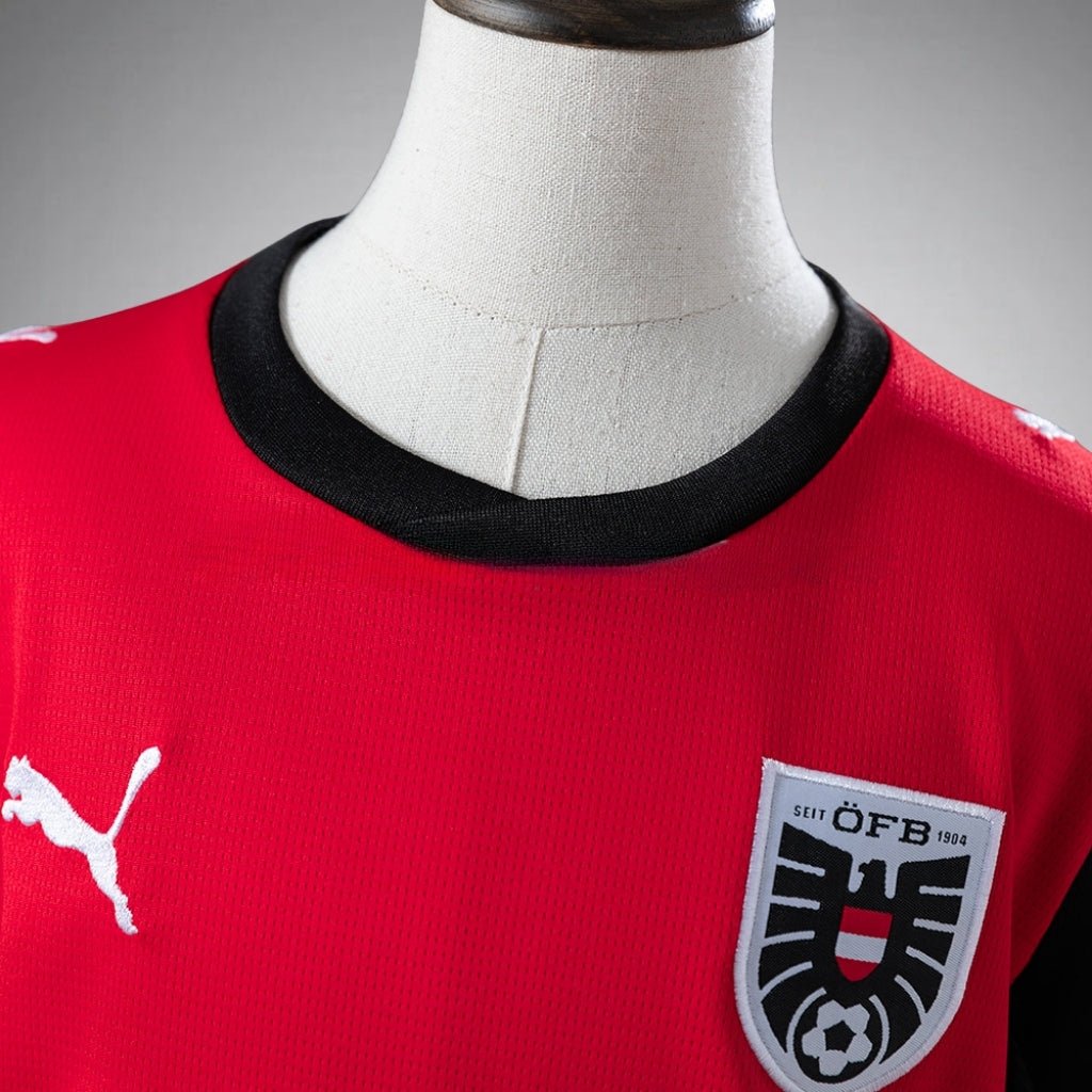 2026 Austria Home Kids Size Kit from FootballPrestige.shop - Premium Concept kits