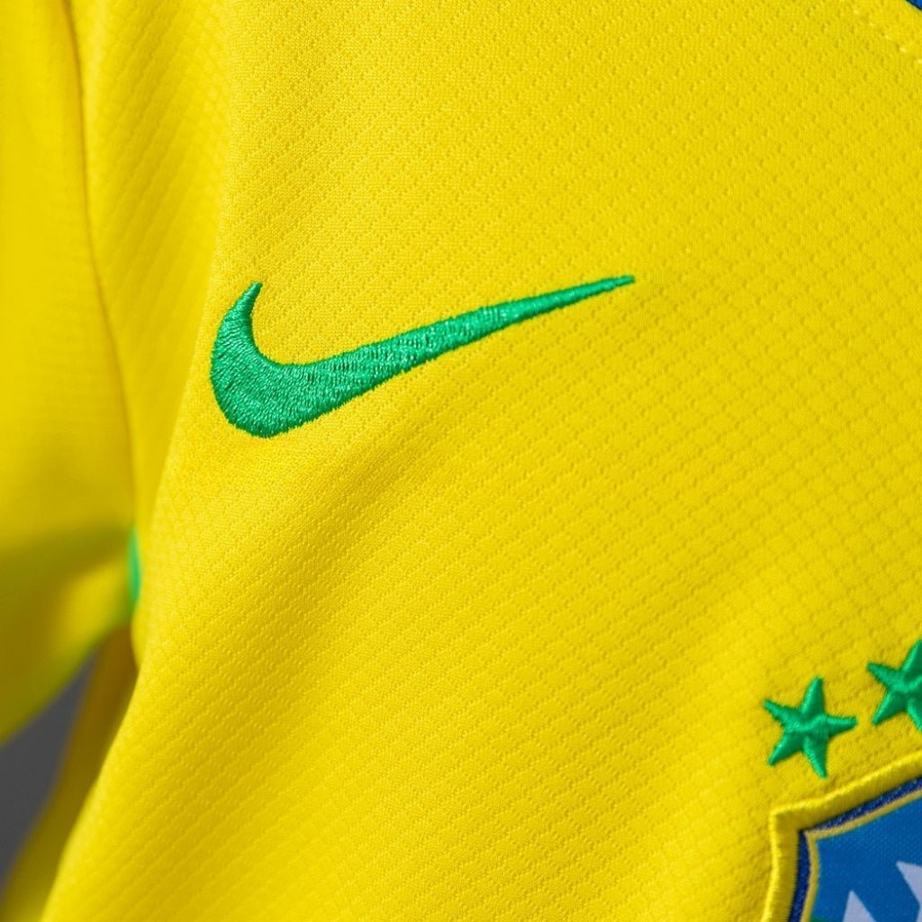 2026 Brazil Home Kids Size Kit from FootballPrestige.shop - Premium Concept kits