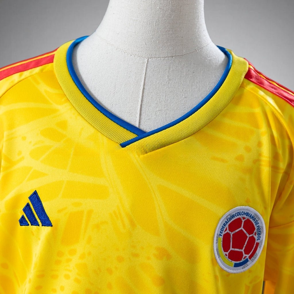 2026 Colombia Home Kids Size Kit from FootballPrestige.shop - Premium Concept kits