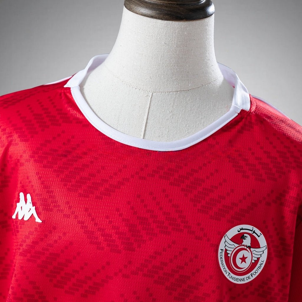 2026 Tunisia Home Kids Size Kit from FootballPrestige.shop - Premium Concept kits