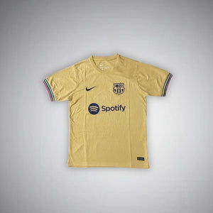 22/23 FC Barcelona Gold Premium Kit from FootballPrestige.shop - Premium Concept kits