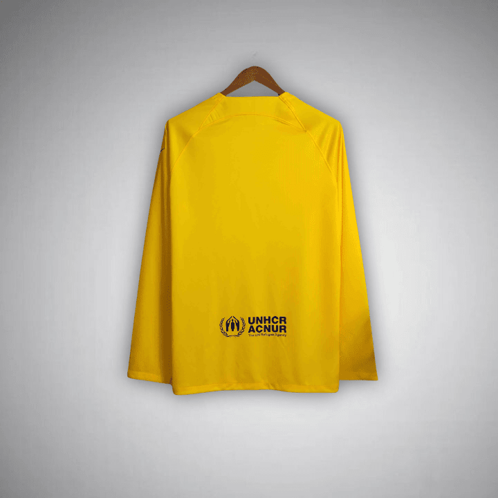 23/24 FC Barcelona Long Sleeve Away Kit from FootballPrestige.shop - Premium Concept kits