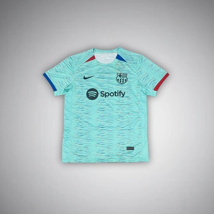 23/24 FC Barcelona Third Premium Kit from FootballPrestige.shop - Premium Concept kits