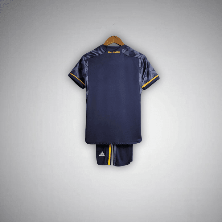 23/24 Real Madrid Away Premium Kids Size Kit from FootballPrestige.shop - Premium Concept kits