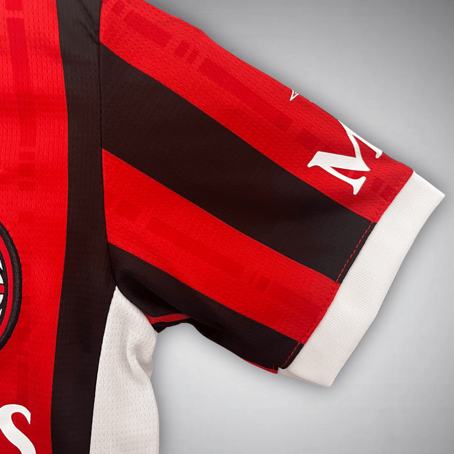 24/25 AC Milan Home Kids Size Kit from FootballPrestige.shop - Premium Concept kits