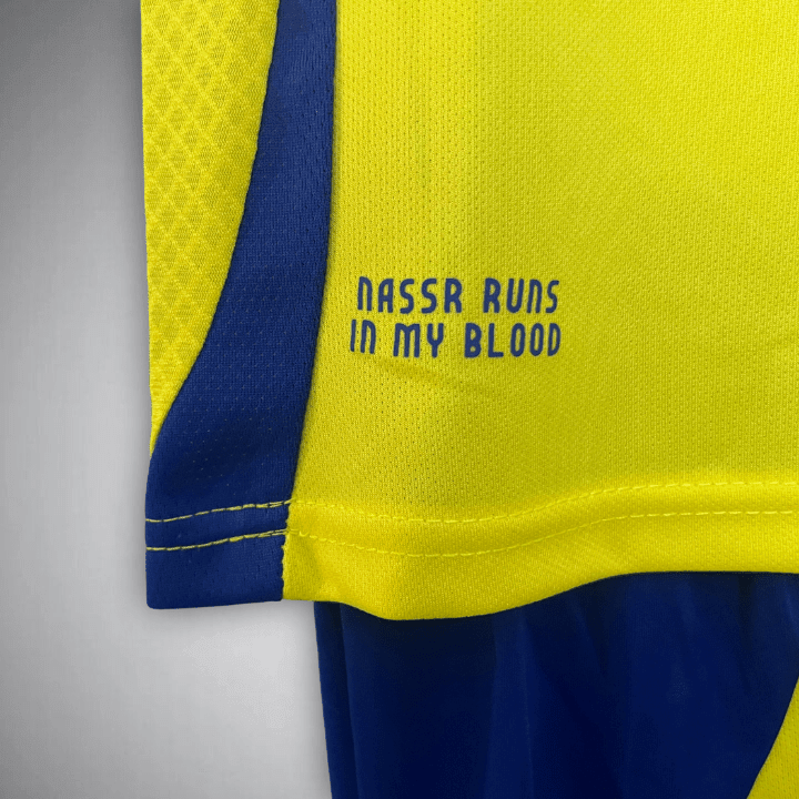 24/25 Al - Nassr Home Kids Size Kit from FootballPrestige.shop - Premium Concept kits