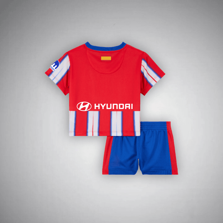 24/25 Atletico Madrid Home Kids Size Kit from FootballPrestige.shop - Premium Concept kits