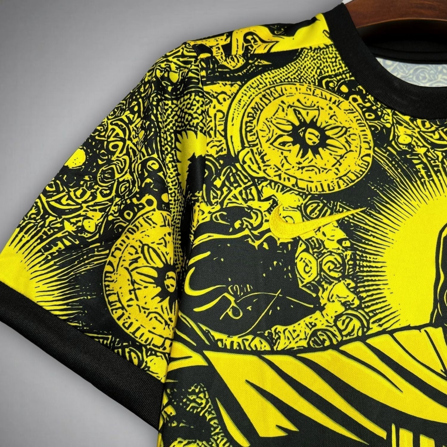 24/25 Brazil "Jesus" Premium Yellow Kit from FootballPrestige.shop - Premium Concept kits