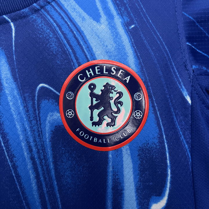 24/25 Chelsea Home Kids Size Kit from FootballPrestige.shop - Premium Concept kits