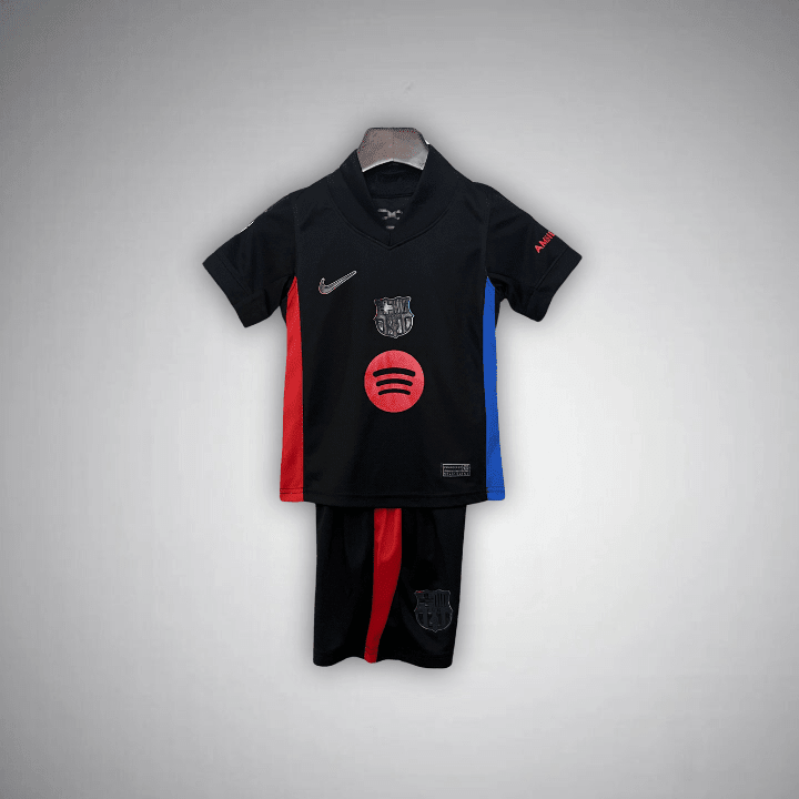 24/25 FC Barcelona Away Kids Size Kit from FootballPrestige.shop - Premium Concept kits