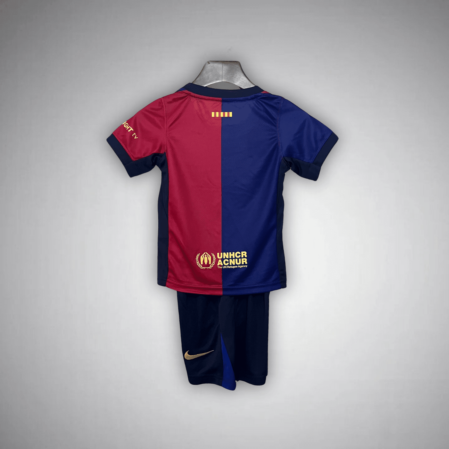 24/25 FC Barcelona Home Kids Size Kit from FootballPrestige.shop - Premium Concept kits