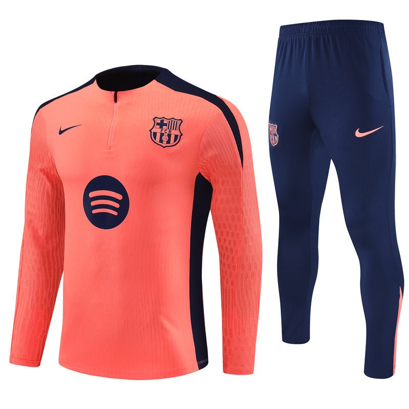 24/25 FC Barcelona Home Kids Size Tracksuit from FootballPrestige.shop - Premium Concept kits