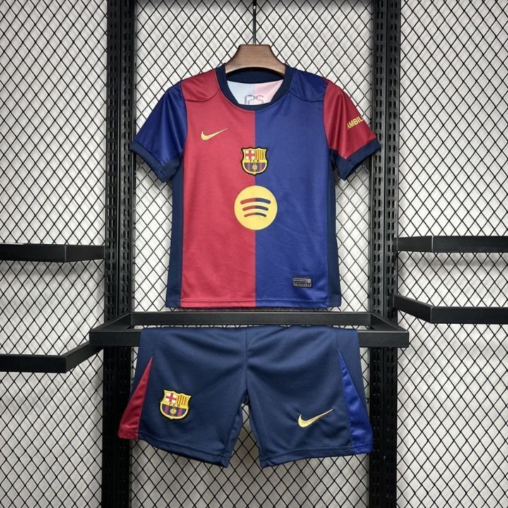 24/25 FC Barcelona Home Premium Kit from FootballPrestige.shop - Premium Concept kits