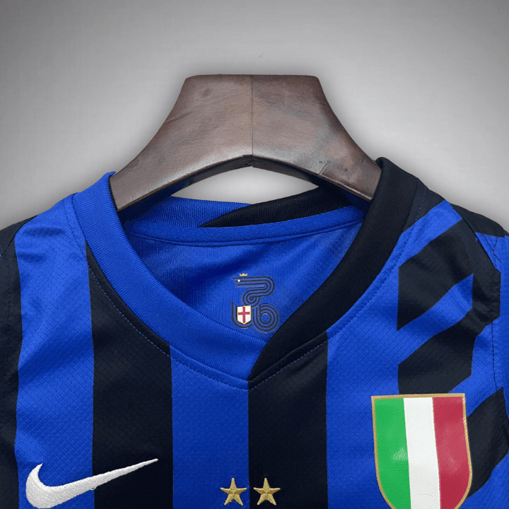 24/25 Inter Milan Home Kids Size Kit from FootballPrestige.shop - Premium Concept kits