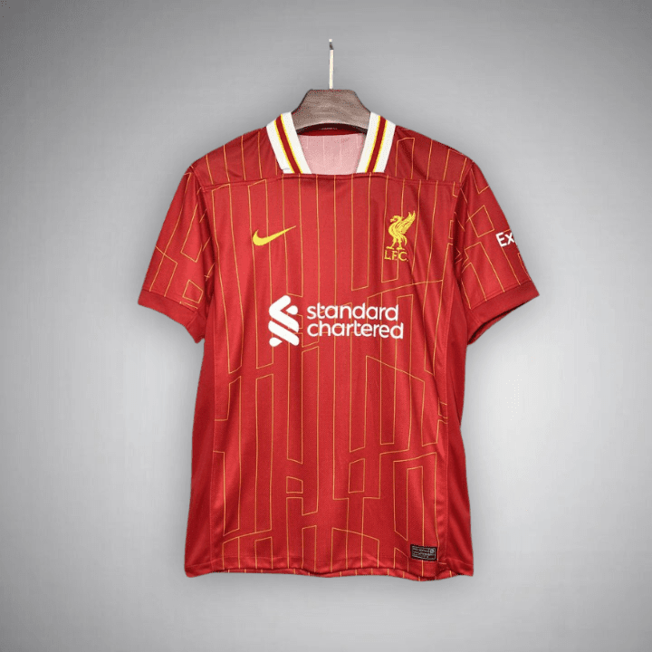 24/25 Liverpool Home Kit from FootballPrestige.shop - Premium Concept kits