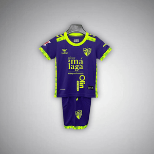 24/25 Málaga Away Kids Size Kit from FootballPrestige.shop - Premium Concept kits