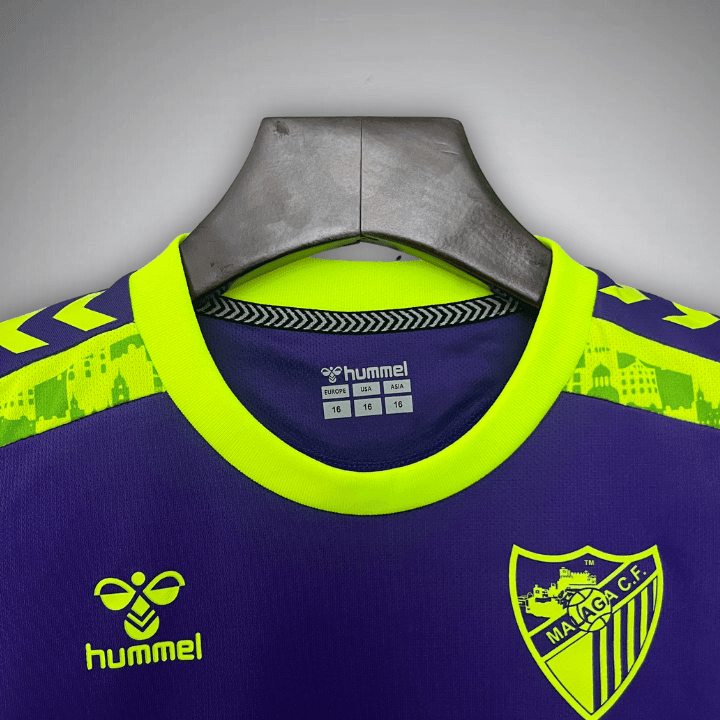 24/25 Málaga Away Kids Size Kit from FootballPrestige.shop - Premium Concept kits