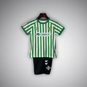 24/25 Real Betis Home Kids Size Kit from FootballPrestige.shop - Premium Concept kits