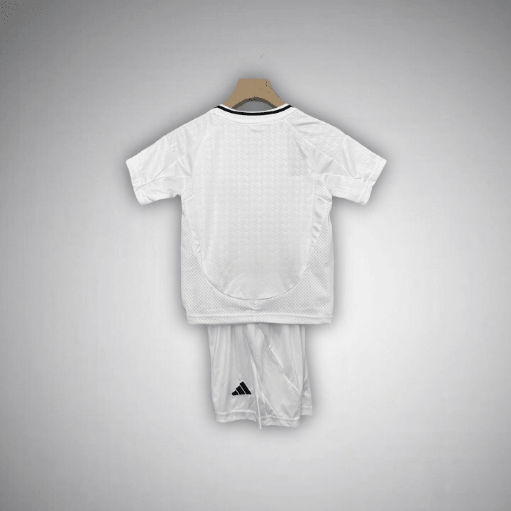 24/25 Real Madrid Home Kids Size Kit from FootballPrestige.shop - Premium Concept kits