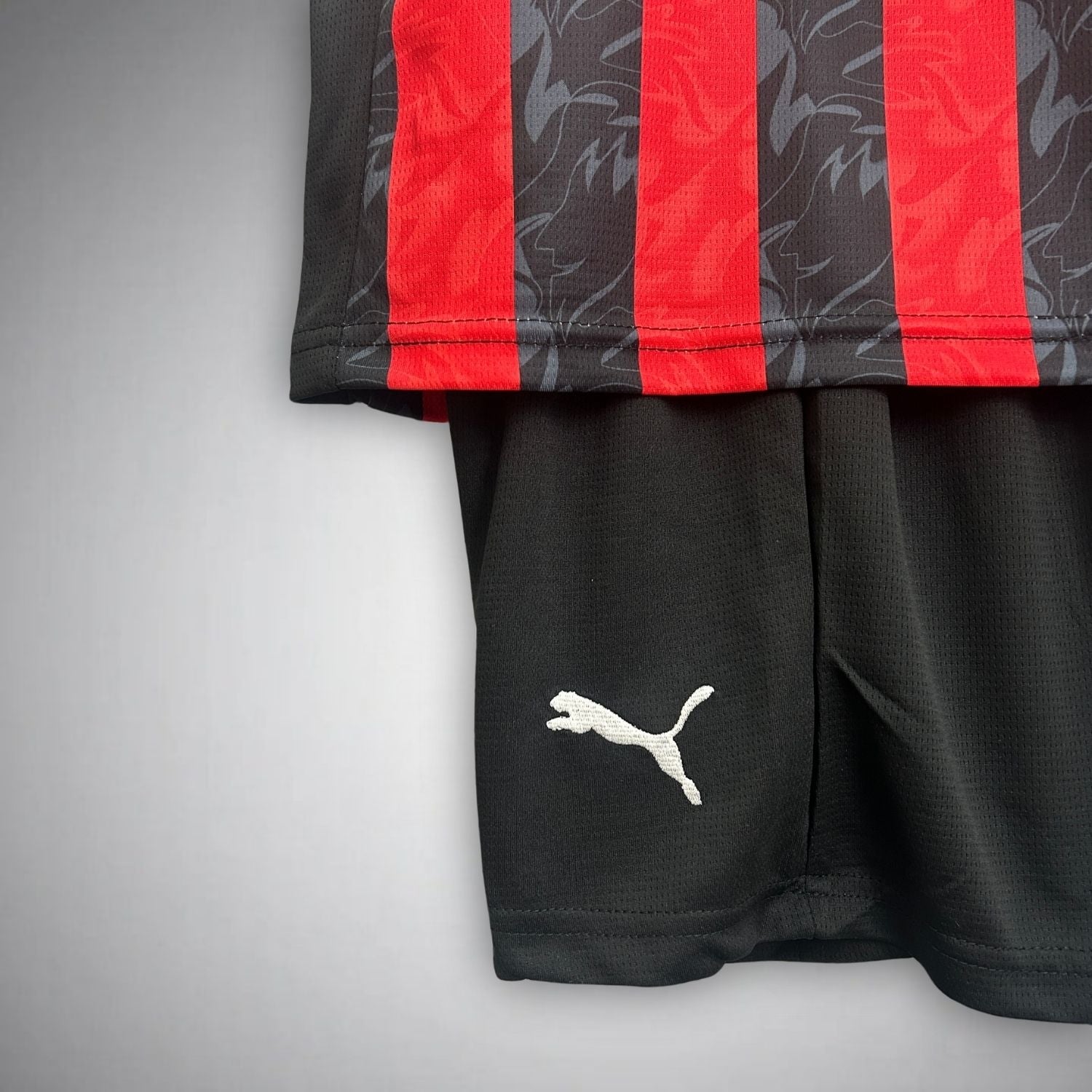 25/26 AC Milan Home Kids Size Kit from FootballPrestige.shop - Premium Concept kits