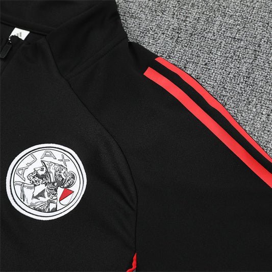 25/26 Ajax Amsterdam Training Black Kids Size Tracksuit from FootballPrestige.shop - Premium Concept kits