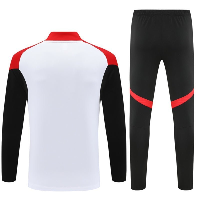 25/26 Arsenal White/Red Tracksuit from FootballPrestige.shop - Premium Concept kits