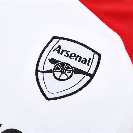 25/26 Arsenal White/Red Tracksuit from FootballPrestige.shop - Premium Concept kits