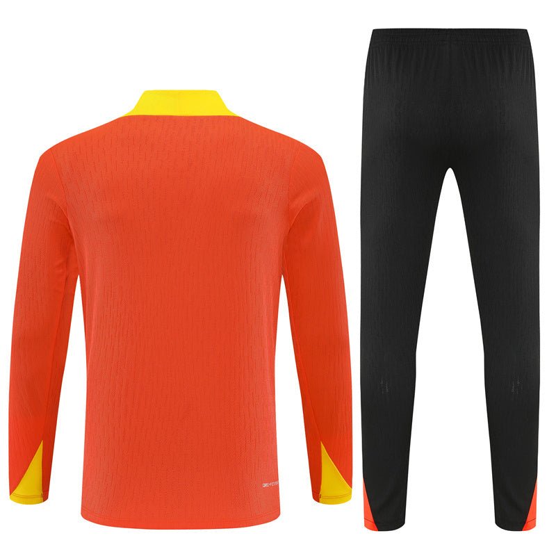 25/26 Brazil Training Orange Kids Size Tracksuit from FootballPrestige.shop - Premium Concept kits