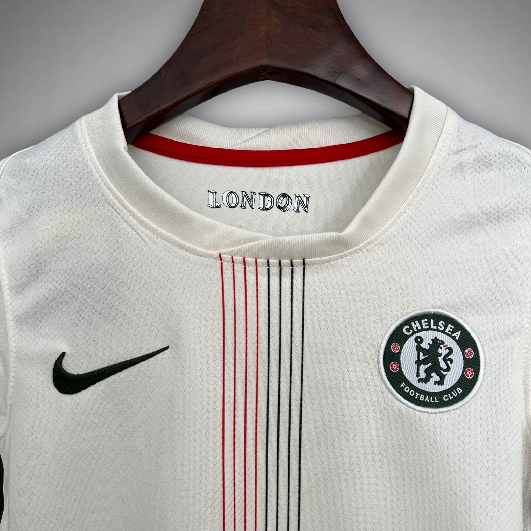 25/26 Chelsea Away Kids Size Kit from FootballPrestige.shop - Premium Concept kits
