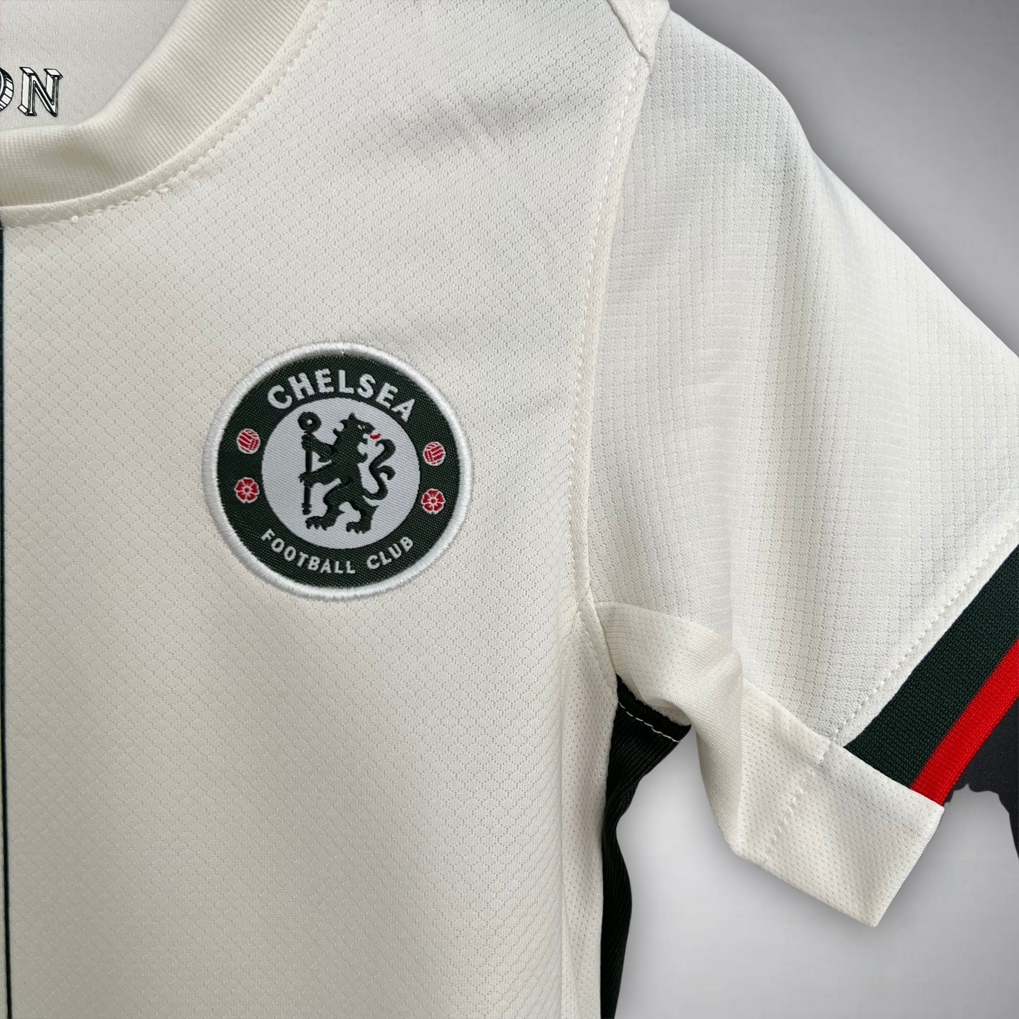 25/26 Chelsea Away Kids Size Kit from FootballPrestige.shop - Premium Concept kits