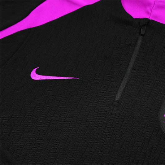25/26 England Training Black Tracksuit from FootballPrestige.shop - Premium Concept kits