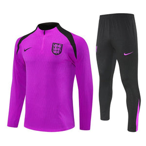 25/26 England Training Purple Kids Size Tracksuit from FootballPrestige.shop - Premium Concept kits