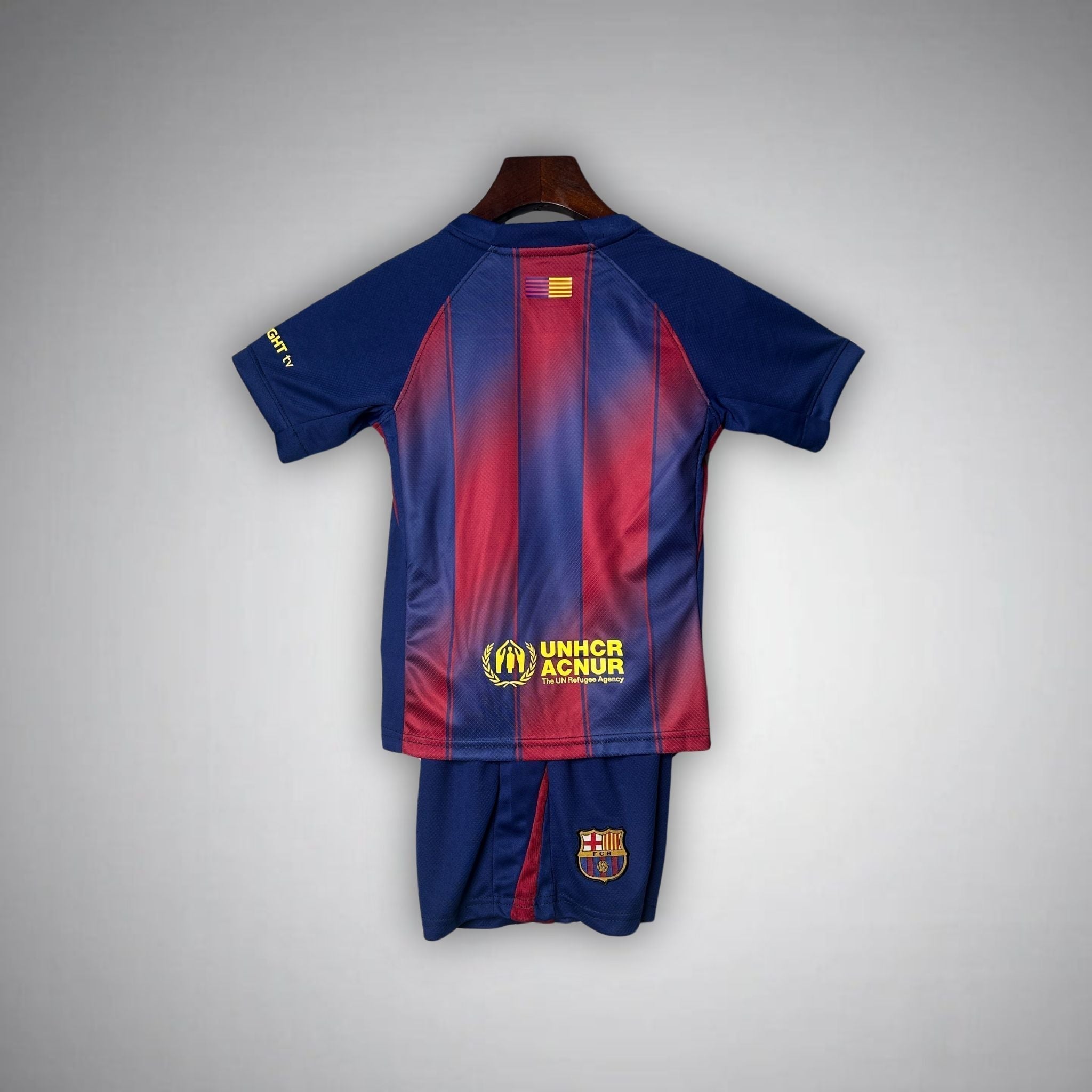 25/26 FC Barcelona Home Kids Size Kit from FootballPrestige.shop - Premium Concept kits
