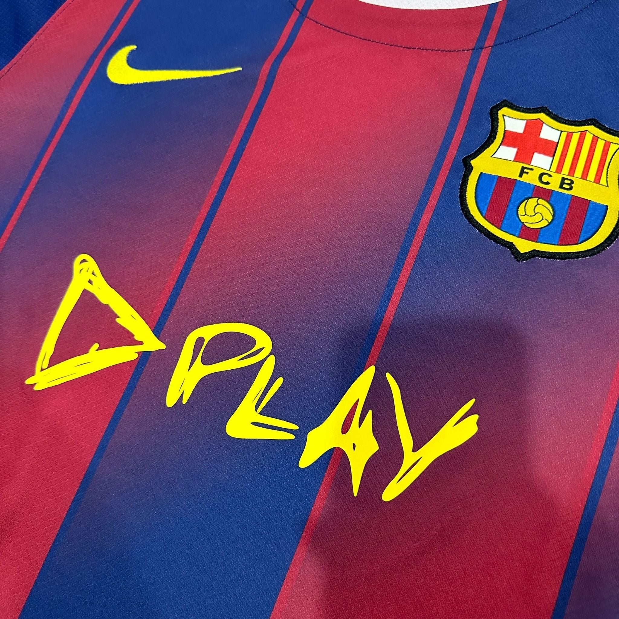 25/26 FC Barcelona x Ed Sheeran Home Kit from FootballPrestige.shop - Premium Concept kits