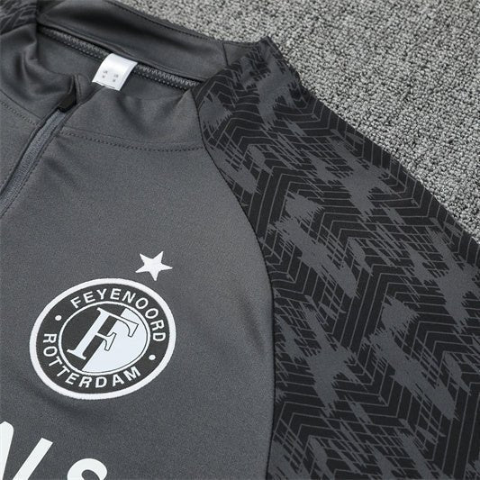 25/26 Feyenoord Training Grey Tracksuit from FootballPrestige.shop - Premium Concept kits