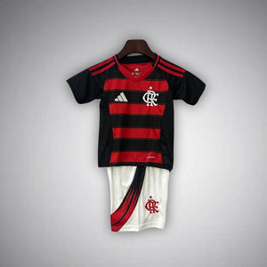 25/26 Flamengo Home Kids Size Kit from FootballPrestige.shop - Premium Concept kits