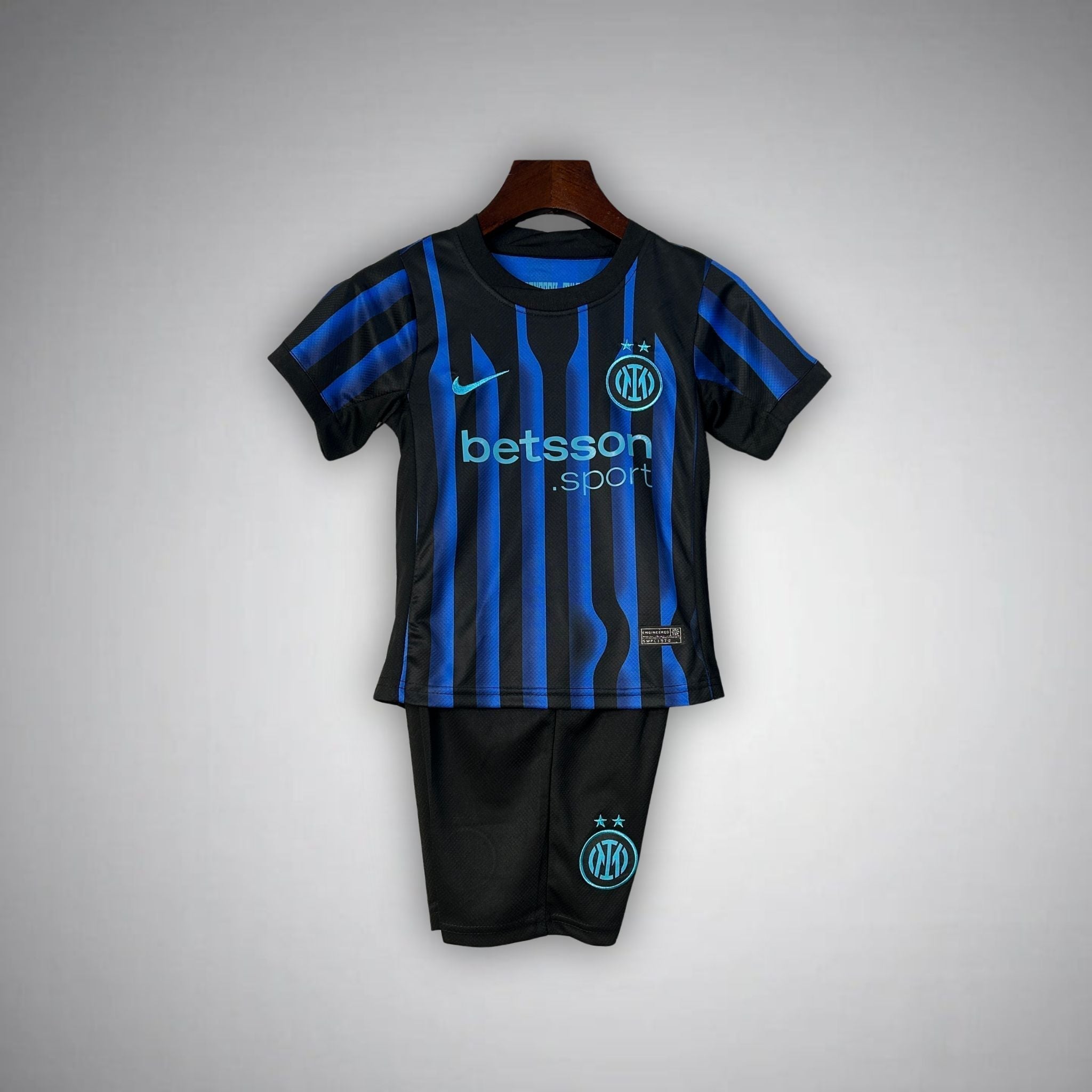 25/26 Inter Milan Home Kids Size Kit from FootballPrestige.shop - Premium Concept kits