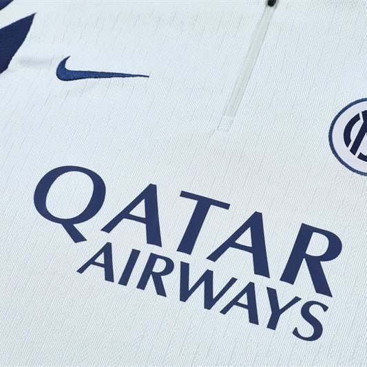 25/26 Inter Milan White Tracksuit from FootballPrestige.shop - Premium Concept kits
